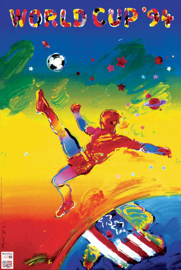 Posters de la coupe du monde de foot de 1930 à 1994