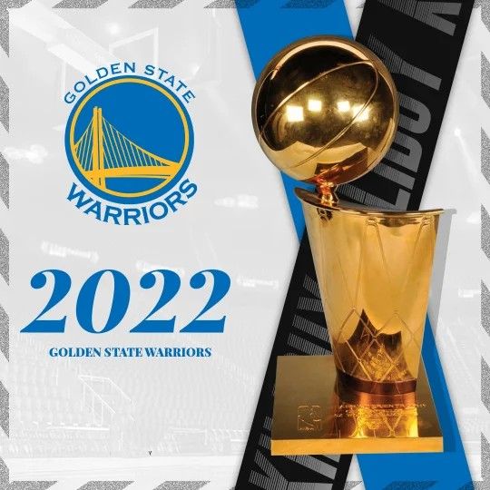 Réplique Trophée NBA Larry O'Brien Golden State Warriors 2022