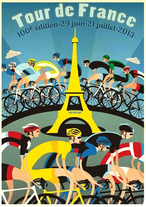 Affiches vintage Tour de France cyclisme - 1
