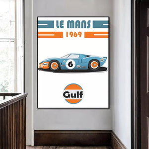 Poster 24 heures du Mans 1969 - 0