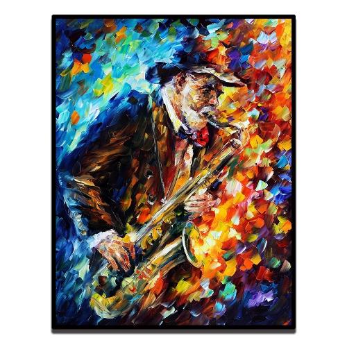 New Orleans Jazz Saxophonist Canvas – High-Definition Musical