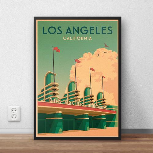 Vintage Poster Los Angeles California