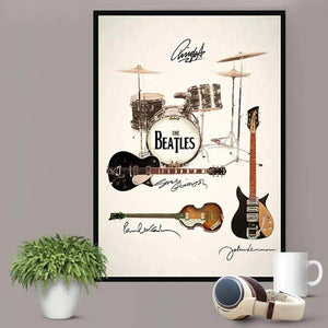 Affiche poster Les Beatles - 2