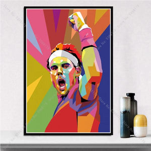 Toile Rafael Nadal, star du tennis mondial - 3