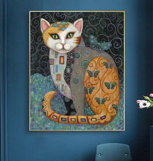 Toile les chats de Gustav Klimt - 10
