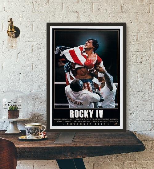 Affiche Murale Décorative Rocky - Poster Film Célèbre, Impression Artistique Sur Papier Couché, Format 40x30 Cm, Livrée Dans Un Tube - 9