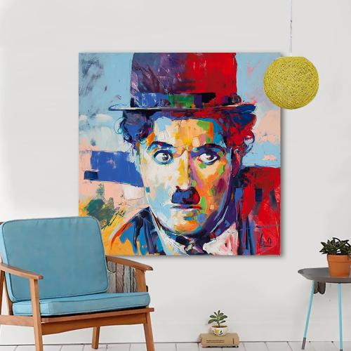 Quadro De Charlie Chaplin | MercadoLivre Quadro De Charlie Chaplin | MercadoLivre