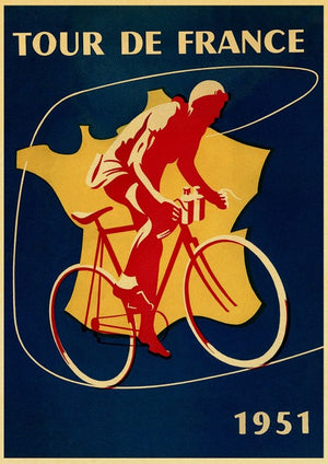 Affiches vintage Tour de France cyclisme - 0