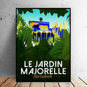 Poster le jardin majorelle de Marrakech
