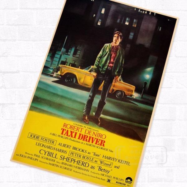 Taxi Driver' Retro Movie Poster poster