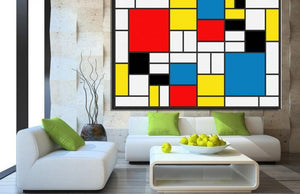 toile de Piet Mondriant