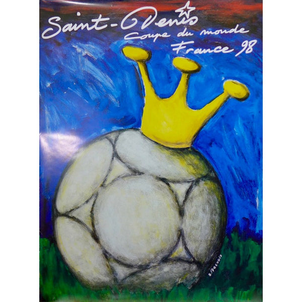AFFICHE Poster COUPE DU MONDE / FRANCE 98 / Onze Mondial RATP