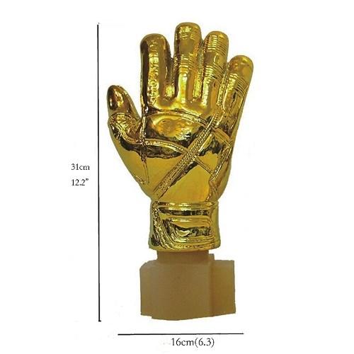 Golden gloves: art object