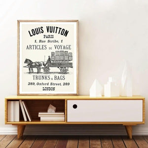 Affiches vintage Louis Vuitton Hermes - 1