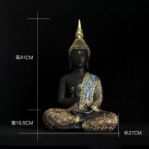 Statuette du bouddha thaï fait à la main