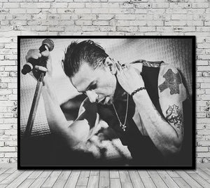 Poster Dave Gahan chanteur de Depeche mode - Fineartsfrance