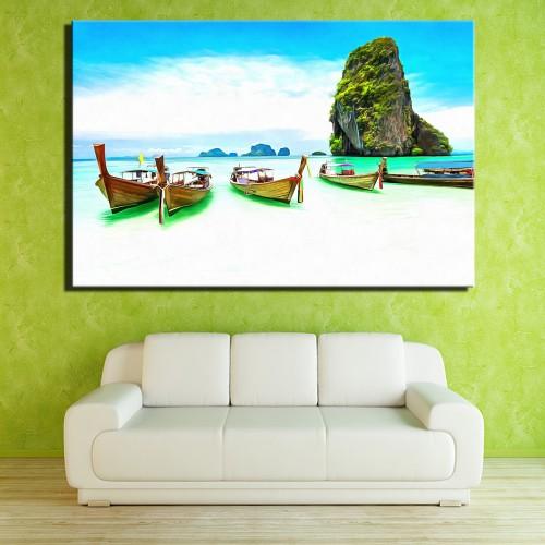 Peinture plage de Phuket en Thaïlande