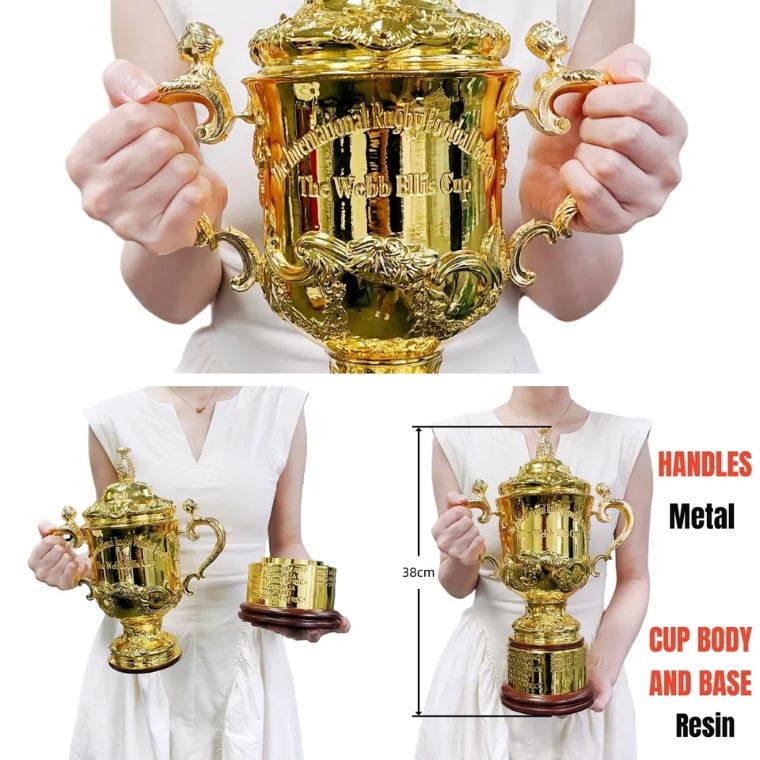 Réplique Trophée Coupe Du Monde Football - Décoration Résine Dorée, Pour Fans, Bureau, Collection - 6