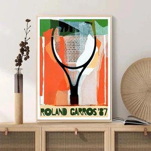 Affiche de Roland-Garros de 1987