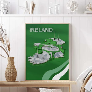 Poster des Nations de la Coupe du Monde de Rugby