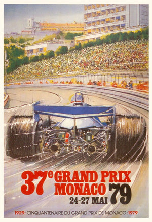 Poster GP de Monaco de F1 1979