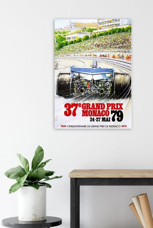 Poster GP de Monaco de F1 1979
