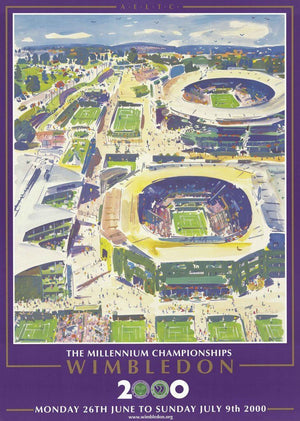 Affiche Wimbledon 2000 – Édition du Millénaire