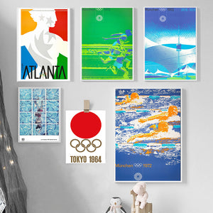 Affiches vintages des Jeux Olympiques d'été - 9