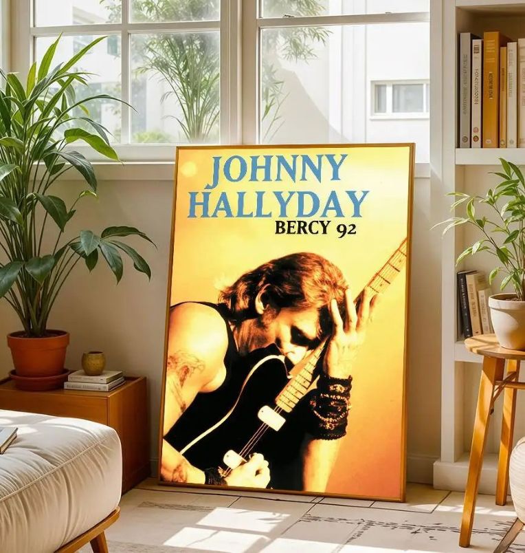 Poster Johnny Hallyday, le chanteur abandonné