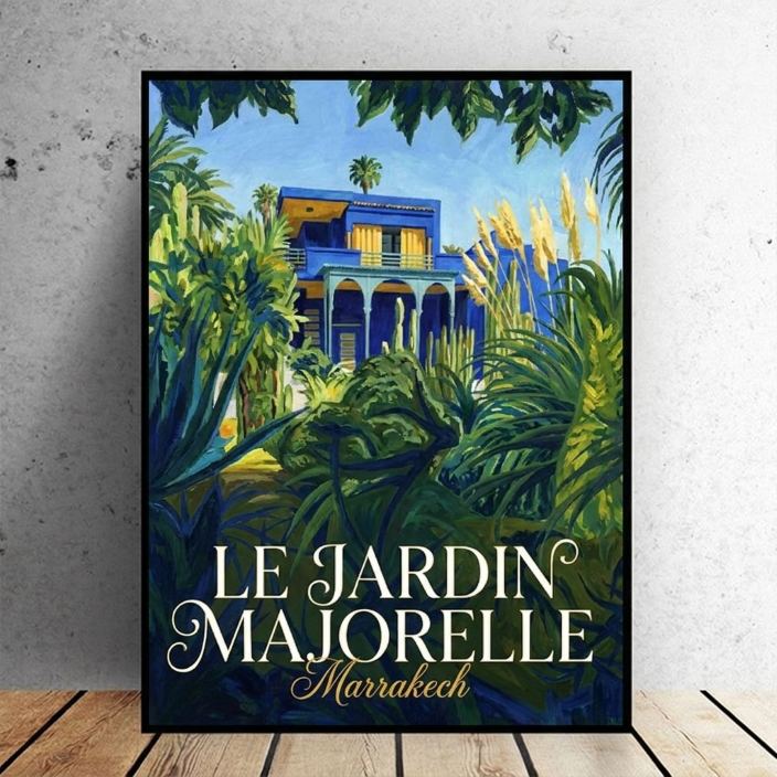 Poster Vintage Jardin Majorelle