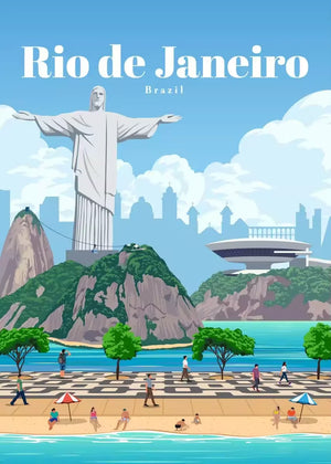 Poster Touristique Villes du Monde – Affiche Décorative de Voyage pour Intérieur