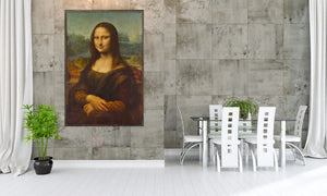 Tableau La joconde du louvre peinte à la main