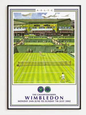 Official Wimbledon 2002 poster