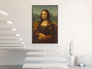 Tableau La joconde du louvre peinte à la main