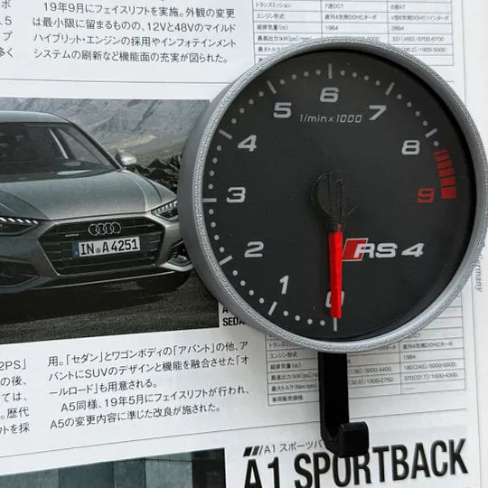 Porte-Clés Mural Compte-Tours Audi RS4