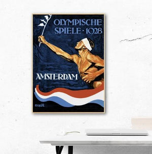 Affiche Jeux Olympiques 1928 Amsterdam - 0