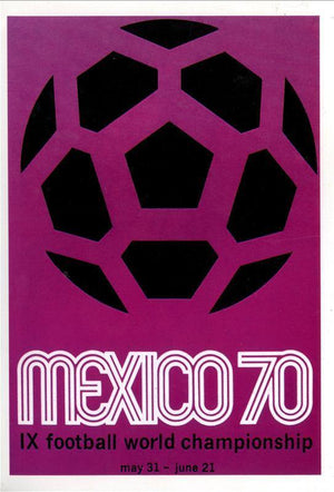 Affiche Coupe du monde 1970 - 0