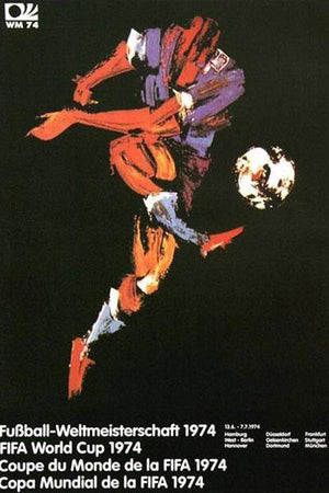 Affiche coupe du monde de football 1974 - 0
