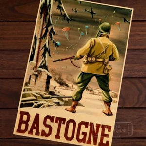Affiche Bastogne 2ème guerre mondiale - 0