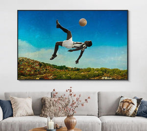 Poster du roi Pelé football
