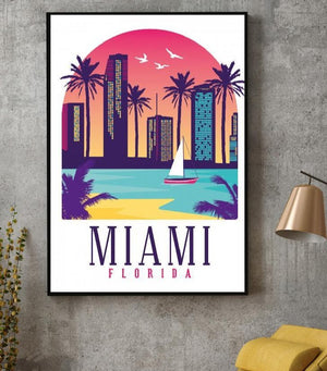 Poster ville de Miami