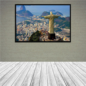 Poster du christ de Rio de Janeiro
