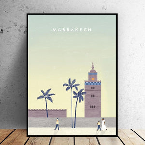 Toile ville de Marrakech
