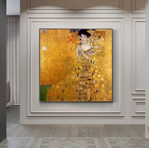 Reproduction toile Klimt le portrait d'Adèle Bloch
