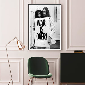 Poster John Lennon en noir et blanc
