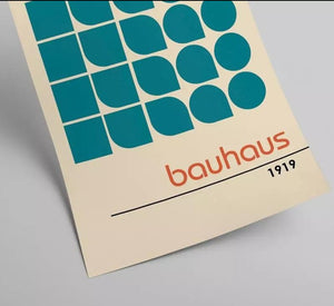 Poster Bauhaus 1919 minimaliste - 2
