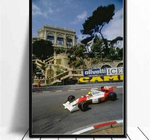 Poster Monaco GP Ayrton Senna