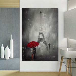 Toile les parapluies de la Tour Eiffel