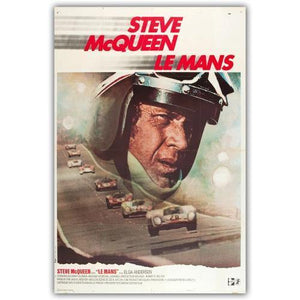 Affiche en soie Steve Mc Queen Le Mans - 0
