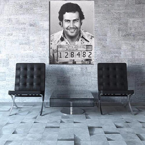 Affiche vintage Pablo Escobar arrestation Medellin 1991 - 2
